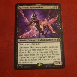 Gwenom Remorseless Marvel's Spider-Man MTG Magic The Gathering Mythic NM - Image 1
