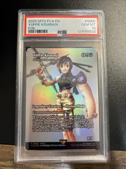 2025 MTG Final Fantasy Yuffie Kisaragi Borderless Foil #0060 PSA 10 - Image 1