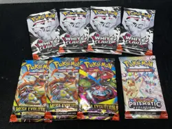 Pokemon TCG: Assorted Booster Packs PRE WHT MEG Lot of 8 - Image 1