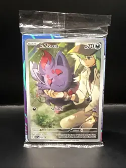 Pokemon N's Zorua 189 SEALED Journey Together Black Star Promo Full Art B - Image 1