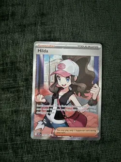 Hilda White Flare Pokemon Trainer 164/086 Ultra Rare English Holo - NM/M🔥 - Image 1