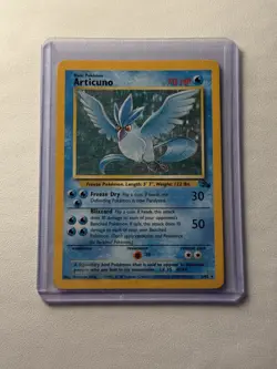 Pokemon TCG Articuno Fossil 2/62 Holo 1999-2000 Wizards Base Set Copyright Holo - Image 1