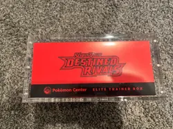 Pokemon Center ETB Destined Rivals Sealed With Acrylic Case - Image 3