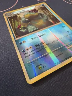 Croconaw 38/123 Pokemon 2010 HeartGold & SoulSilver Reverse Holo MP - Image 4