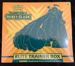Pokemon Elite Trainer Box ETB Sword & Shield Rebel Clash Sealed New - Image 1