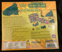 Pokemon Elite Trainer Box ETB Sword & Shield Rebel Clash Sealed New - Image 2
