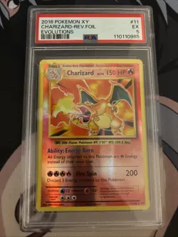 Pokemon TCG XY Evolutions Charizard 11/108 2016 Reverse Holo Rare - Image 1