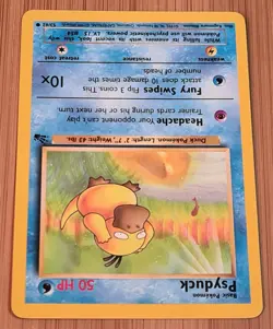 Psyduck # 53/62 Common Fossil von 2000 Pokemon Englisch Near Mint Vintage - Image 2