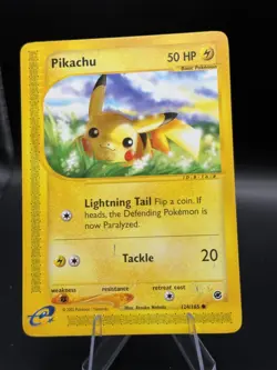 Pikachu 124/165 | Expedition Base Set | Common | Pokemon TCG | NM - Image 1