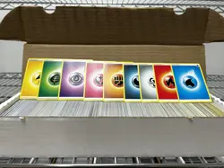 Over 1000+ Pokemon Energy Cards Bulk Lot 2020 Yellow Border Sword And Shield - Image 1