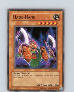 Yu-Gi-Oh TCG Hade-Hane SOD-EN032 Unlimited Regular Common Card NM - Image 1
