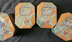 UK 4x Pokemon Hidden Potential Tin - Rotom V (1 Foil Card & 4 Booster Packs) ✅ - Image 1