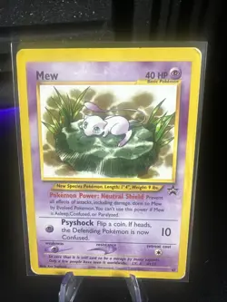Pokemon Black Star Lilypad Mew #47 Wizards of the Coast Promo Card - Image 1