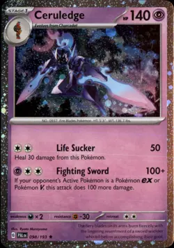 Ceruledge - (Cosmos Holo) Holo Promo Miscellaneous Cards & Products 098/193 NM - Image 1
