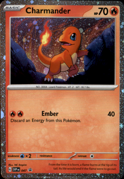 Charmander - 047 (Cosmos Holo) - SV: Scarlet & Violet Promo Cards - Image 1