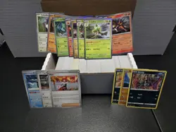 500 Pokemon Card Bulk Lot Includes 25 Holo 25 Reverse Holo! Collection Starter! - Image 1
