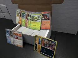 500 Pokemon Card Bulk Lot Includes 25 Holo 25 Reverse Holo! Collection Starter! - Image 3