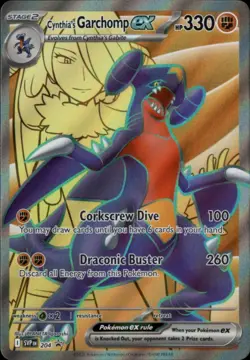 Cynthia's Garchomp ex Holo Promo SV: Scarlet & Violet Promo Cards 204 NM - Image 1
