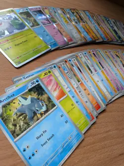 Pokemon SV: Paldea Evolved Lot - 97 Common, Uncommon, Rare, Holo, Reverse Cards - Image 1