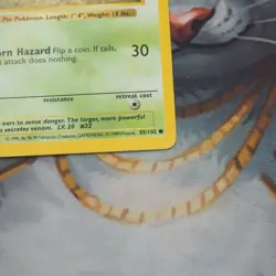 Nidoran (M) Shadowless 55/102 Pokemon Base Set Played Single Card WOTC 1999 TCG - Image 3