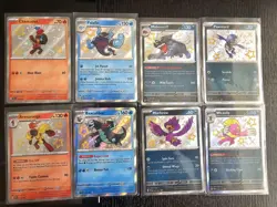 8x Baby Shiny Paldean Fates Bundle Pokemon Card Bulk Joblot - Image 1