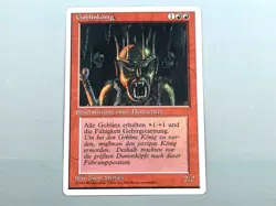 MTG - 3.ED. UNLIMITED (FWB/'95) - GOBLINKONIG - GOBLIN KING / NEVER PLAYED / NM - Image 1