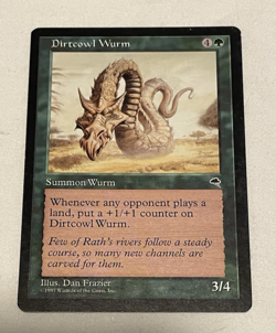 1x Dirtcowl Wurm - Tempest - MTG - Magic the Gathering - LP - Image 1
