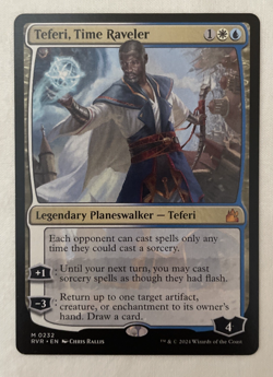 1x Teferi, Time Raveler- Ravnica Remastered MTG Magic the Gathering NM - Image 1