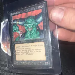 Juzam Djinn Arabian Nights Magic The Gathering Reserved List Played - Image 1