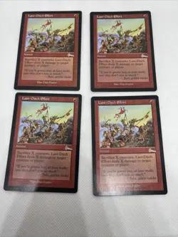 MTG 4x Last-Ditch Effort Urza's Legacy 83/144 Regular Uncommon LP FREE SHIPPING - Image 1