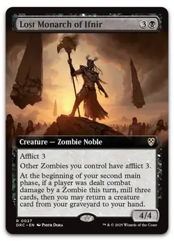 Lost Monarch of Ifnir (Extended Art) #27 (NM) Aetherdrift DRC Magic MTG - Image 1