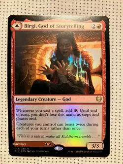 Birgi, God of Storytelling Kaldheim Foil - Image 1