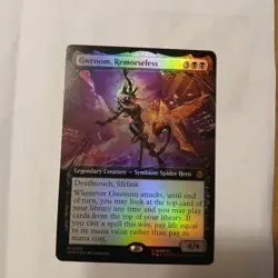 MTG GWENOM, REMORSELESS BORDERLESS FOIL #0256 FREE SHIPPING!!! - Image 1