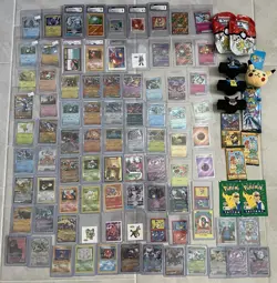 Pokemon Graded Card Lot PSA CGC BGS Mixed Singles English Japanese Resellers Lot - Image 1