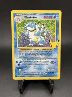 Pokemon Celebrations Blastoise 2/102 Classic Collection Holo Near Mint - Image 1