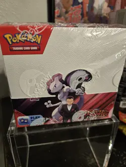 Destined Rivals Booster Box 36 Packs; Pokemon Center. Sealed. Acrylic Encased . - Image 1