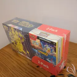 Pokemon Surging Sparks ETB & Booster Bundle Costco 2-pack. Factory Sealed - Image 3
