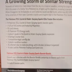 Pokemon Surging Sparks ETB & Booster Bundle Costco 2-pack. Factory Sealed - Image 5