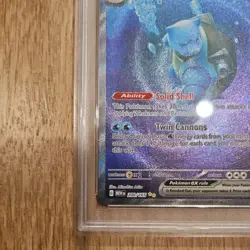 2023 POKEMON MEW EN-151 200 BLASTOISE EX SPECIAL ILLUSTRATION RARE - PSA 8 NM - Image 5