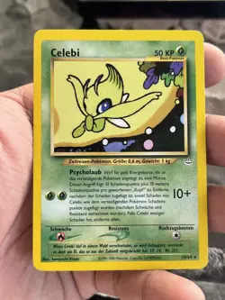 Celebi 16/64 Neo Revelation 2000 Rare WOTC Pokemon TCG WoTC German HTF LP - Image 1
