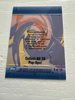 Venusaur Topps Pokemon Advanced Challenge Pop-Ups 2004 - Image 5