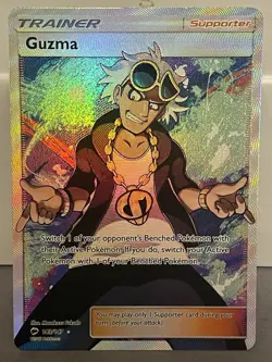 Guzma - Pokemon Burning Shadows 143/147 - Full Art - NM - Image 1