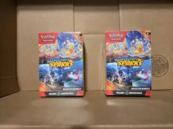 Pokemon TCG Scarlet & Violet Surging Sparks Booster Bundle Lot of 2 - Sealed - Image 1
