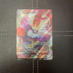 Pokemon TCG - Cinderace VMAX - 036/192 - Rebel Clash - NM Ultra Rare (2020) - Image 1