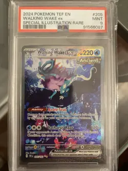 2024 Pokemon Temporal Forces Walking Wake 205/162 SIR PSA 9 MINT - Image 1