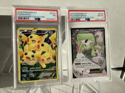 2016 GENERATIONS Pikachu PSA 7 and Gardevoir PSA 8 RC Full Arts* Pokemon TCG - Image 1