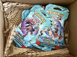 10x Pokemon TCG Journey Together Sleeved Booster Packs (New, In Hand) - Image 1