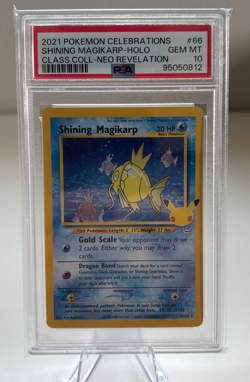 2021 Pokemon Shining Magikarp Celebrations #66 Classic Neo Revelation PSA 10 - Image 1