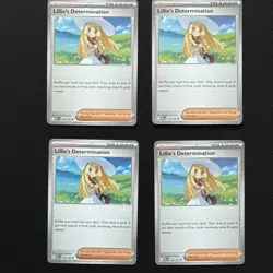 Lillie’s Determination 4X Playset Pokemon TCG Mega Evolution ME01 119/132 - Image 1