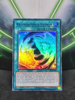 Yugioh Relinquished Fusion LDS1-EN049 Blue Ultra Rare 1st Edition NM - Image 1